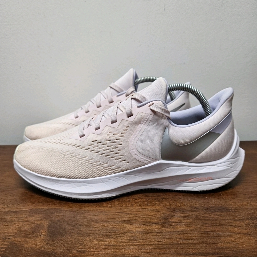 Nike Zoom Winflo 6 CK4475-600 Pale-Pink/SilverWomen's Size 11 Low Top Lace-Up